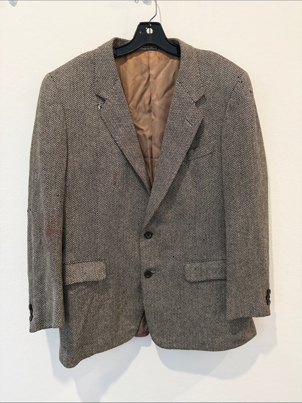 Men's Herringbone Sport Coat - Brown/Gray